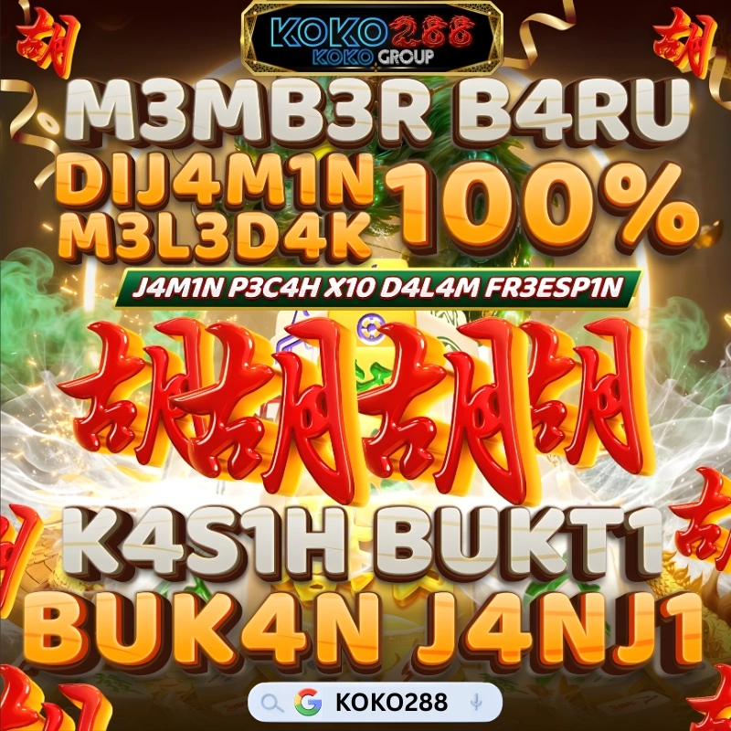 KOKO288 $ Situs Slot TOP No.1 KOKO 288 Maxwin Berapapun Bayar Tuntas